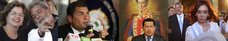 Bilde av noen presidenter i Latin-Amerika