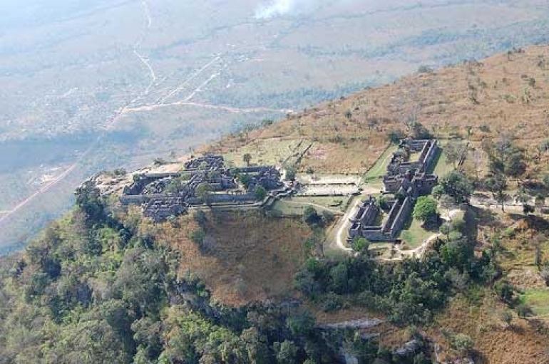 Bilde av det omstridte tempelet Preah Vihear