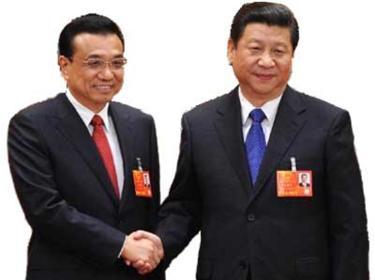 Bilde av den kinesiske statsministeren og presidenten