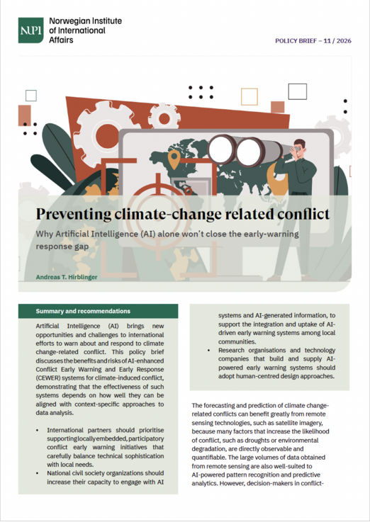Preventing climate-change related conflict: Why Artificial Intelligence ...