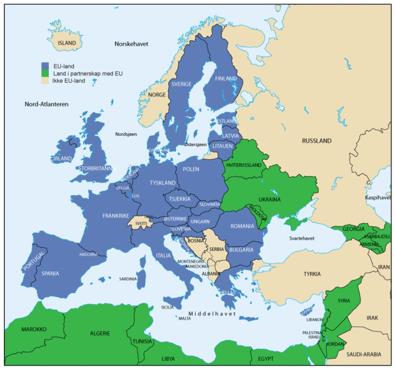 EU med partnarland