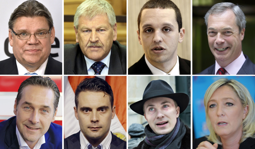Bilder av sentrale EU-skeptikere