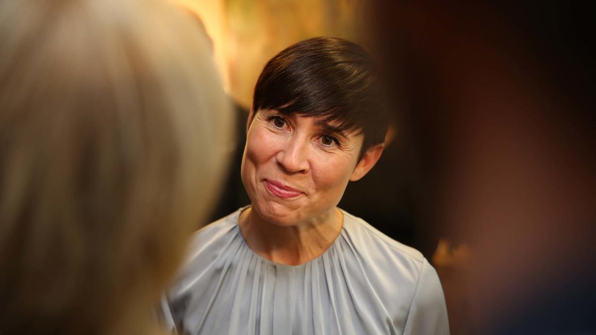 Bildet viser Norges utenriksminister Ine Eriksen Søreide.