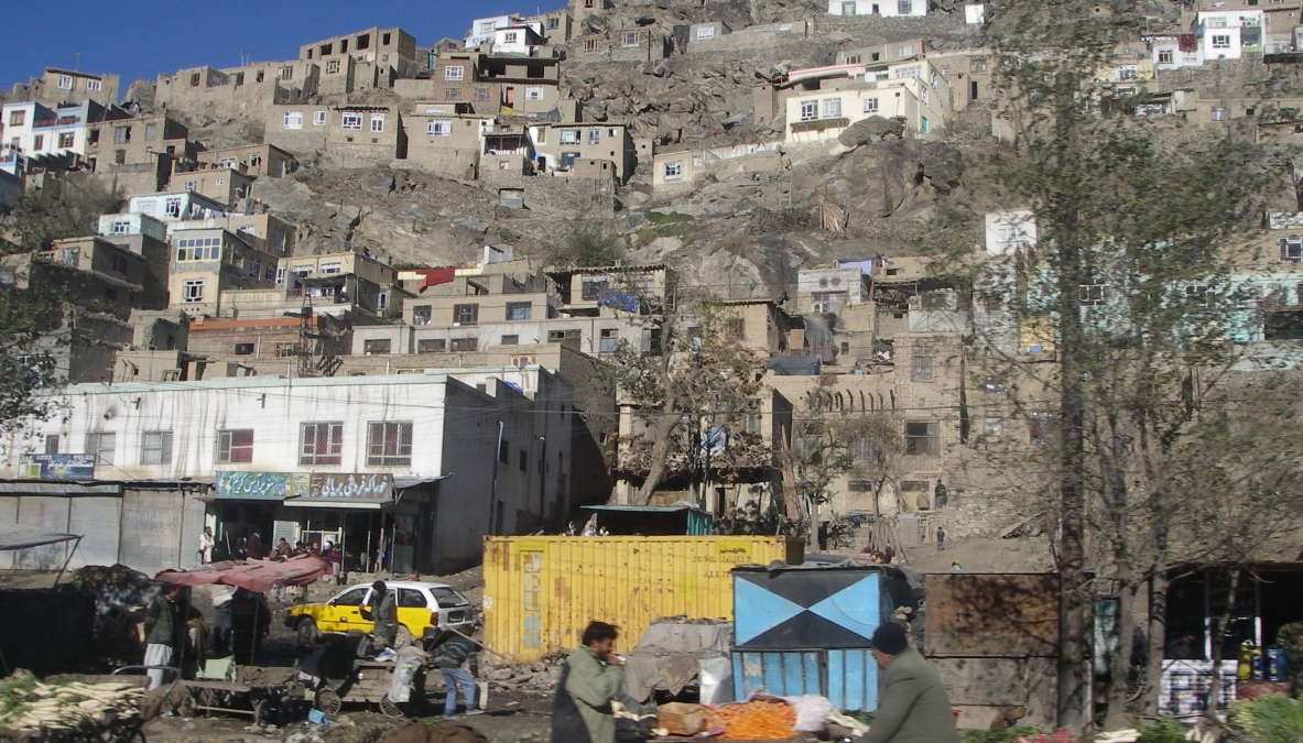 Bildet viser Kabul i Afghanistan.