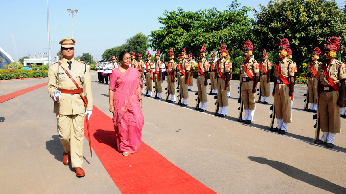 Bildet viser Indias parlamentspresident i Lok Sahba, Meira Kumar