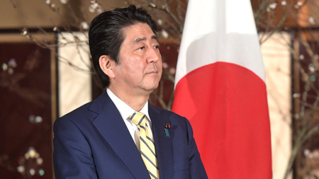 Bildet viser Japans statsminister Shinzo Abe