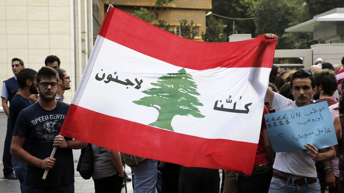 Bildet viser libanesiske potestanter